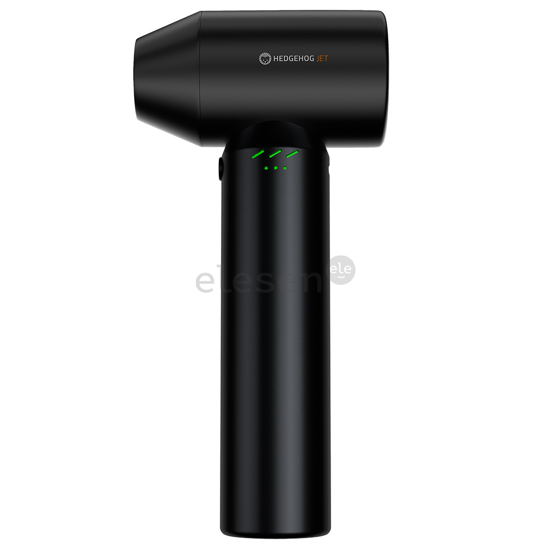 Hedgehog Jet, juodas - Belaidis pūstuvas