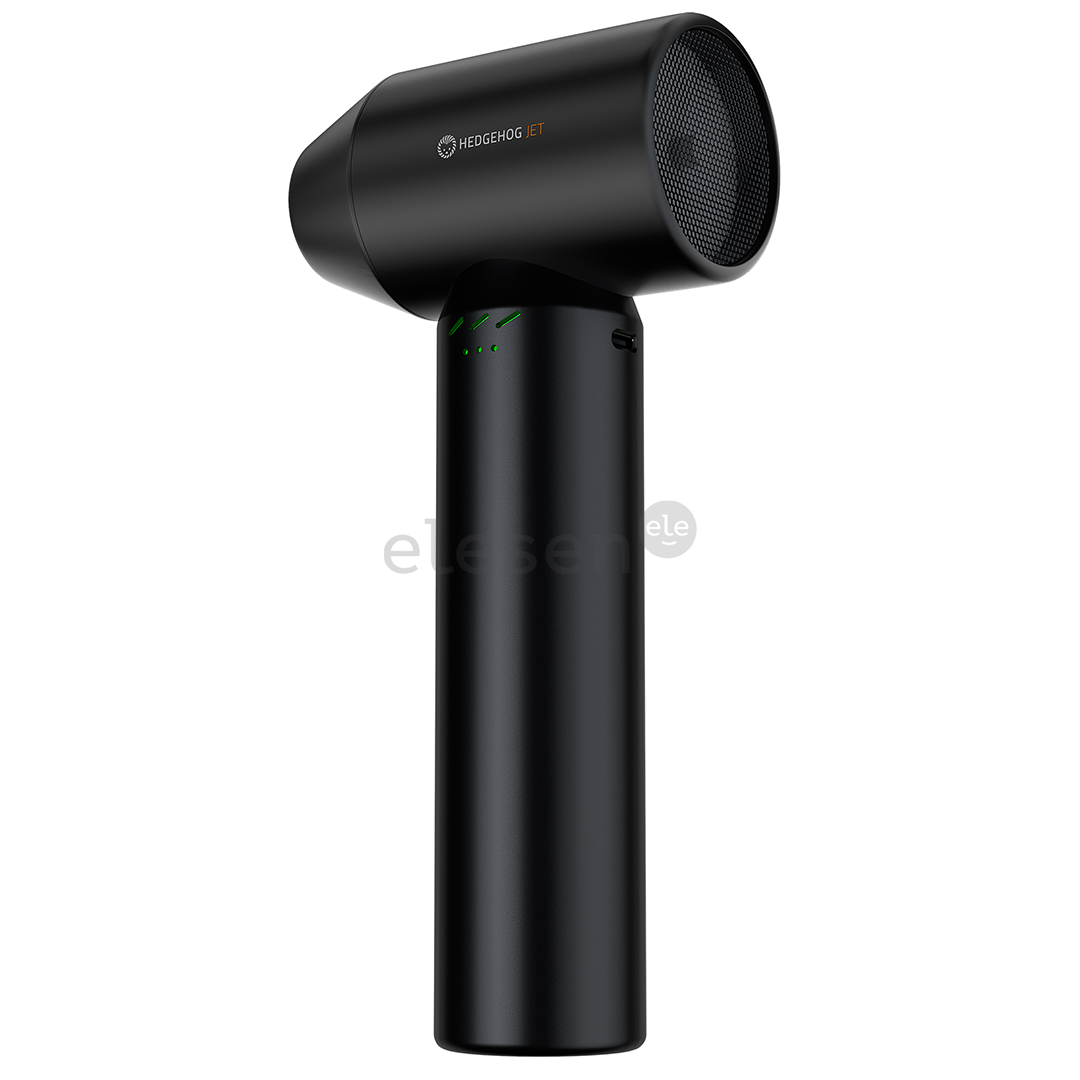 Hedgehog Jet, juodas - Belaidis pūstuvas