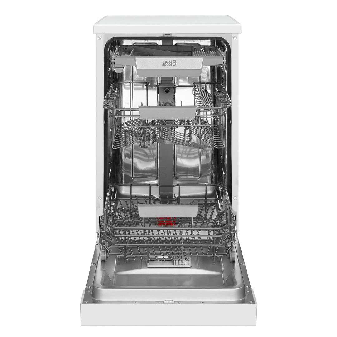 Hansa, 10 place settings, width 44.8 cm, white - Free standing dishwasher