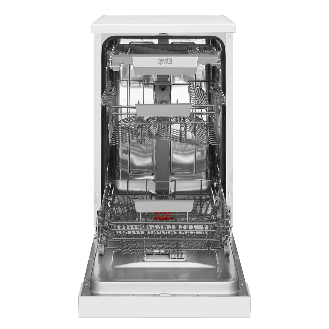Hansa, 10 place settings, width 44.8 cm, white - Free standing dishwasher