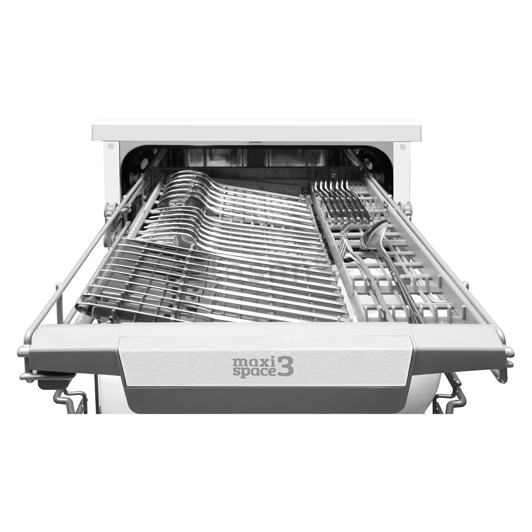 Hansa, 10 place settings, width 44.8 cm, white - Free standing dishwasher