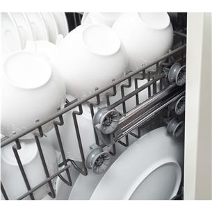 Hansa, 10 place settings, width 44.8 cm, white - Free standing dishwasher