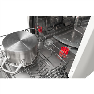 Hansa, 10 place settings, width 44.8 cm, white - Free standing dishwasher