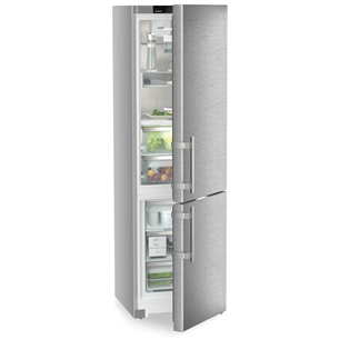 Liebherr Prime BioFresh NoFrost, 362 L, aukštis 202 cm, sidabro spalvos - Šaldytuvas