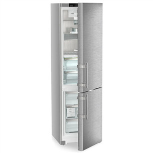 Liebherr Prime BioFresh NoFrost, 362 L, aukštis 202 cm, sidabro spalvos - Šaldytuvas