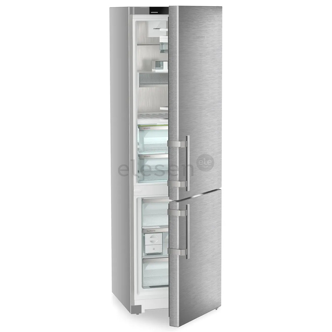 Liebherr Prime BioFresh NoFrost, 362 L, aukštis 202 cm, sidabro spalvos - Šaldytuvas