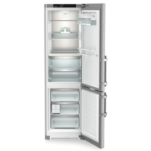 Liebherr Prime BioFresh NoFrost, 362 L, aukštis 202 cm, sidabro spalvos - Šaldytuvas