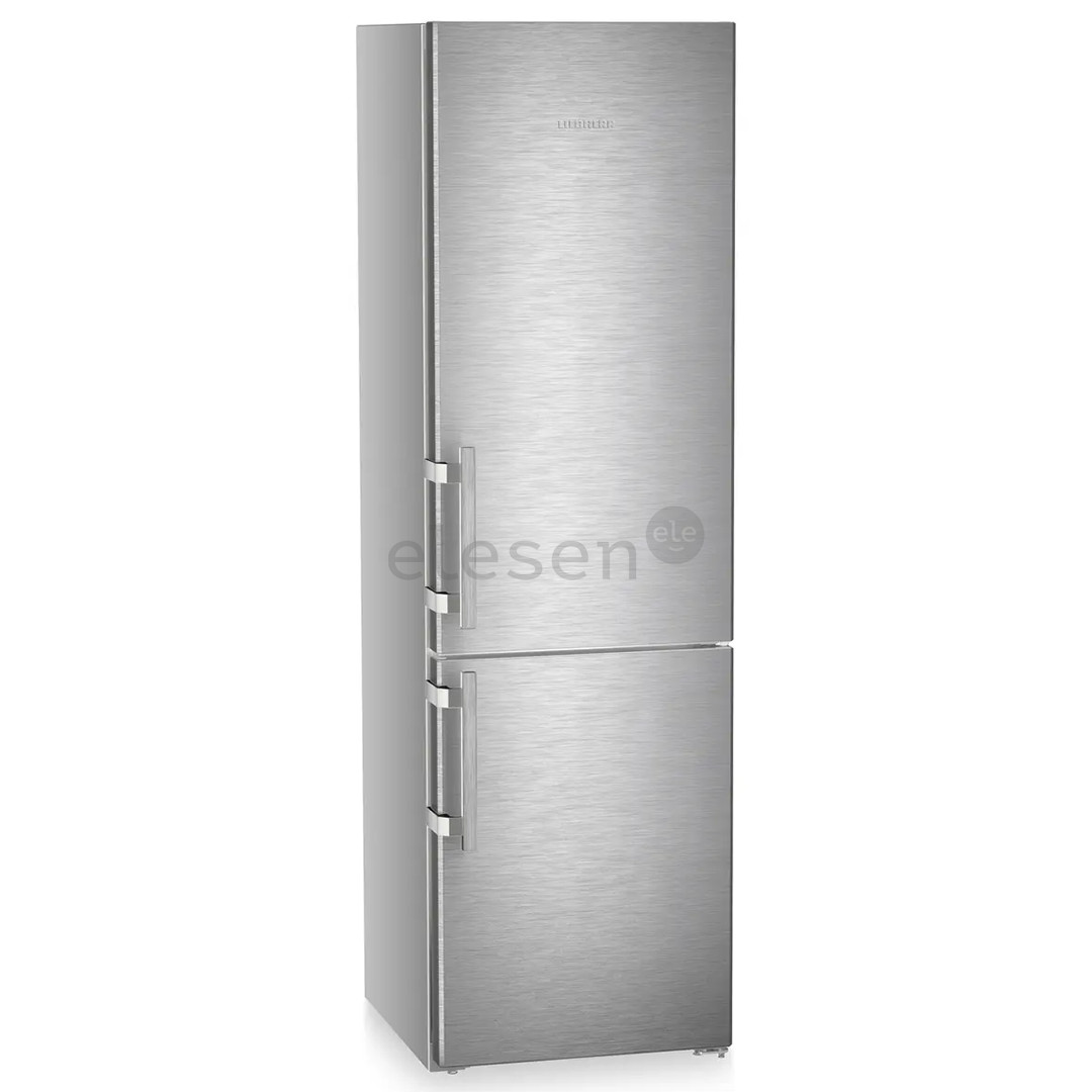 Liebherr Prime BioFresh NoFrost, 362 L, aukštis 202 cm, sidabro spalvos - Šaldytuvas