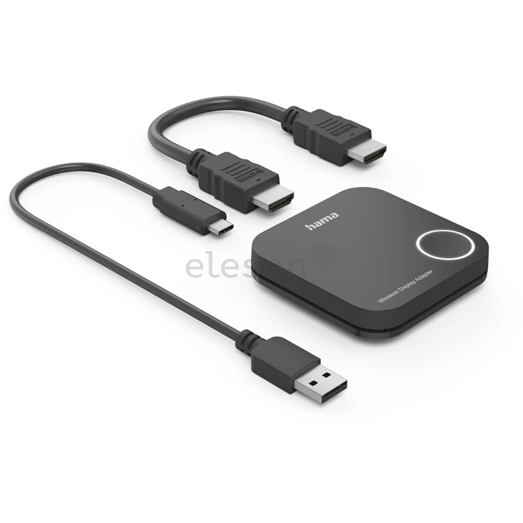 Hama Wireless display adapter, HDMI, FULL HD, черный - Беспроводной адаптер
