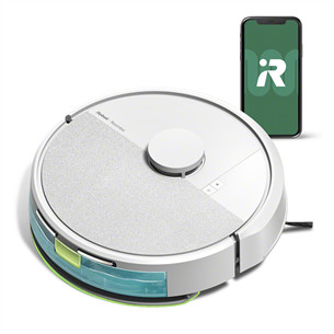 iRobot Roomba® 105 Combo, Wet & Dry, baltas - Dulkių siurblys robotas