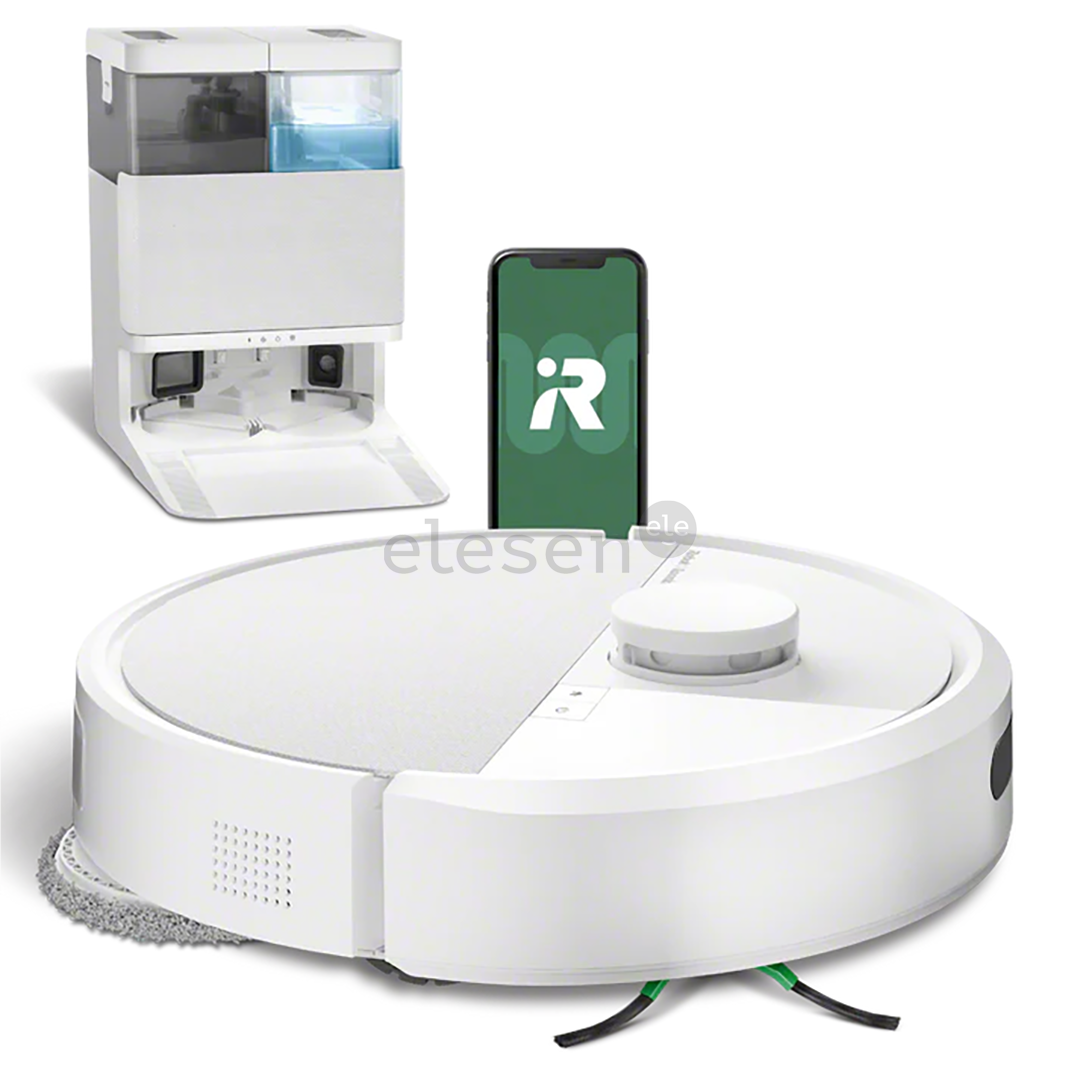 iRobot Roomba® Plus 405 Combo, сухая и влажная уборка, белый - Робот-пылесос