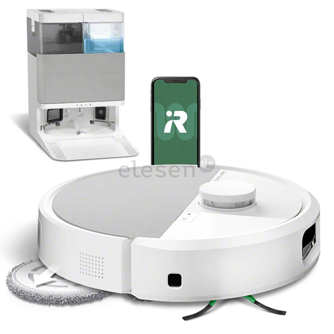 iRobot Roomba® Plus 505 Combo, сухая и влажная уборка, белый - Робот-пылесос