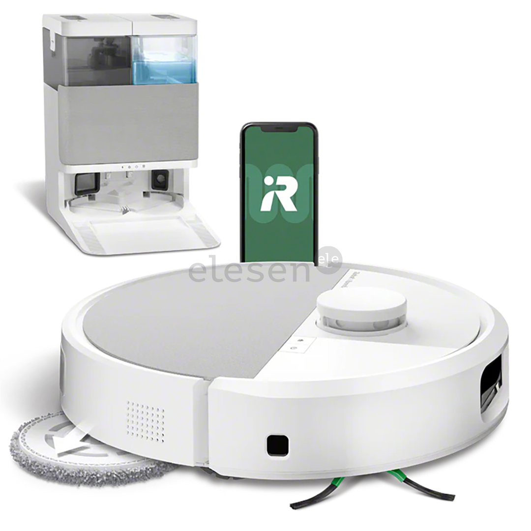 iRobot Roomba® Plus 505 Combo, сухая и влажная уборка, белый - Робот-пылесос