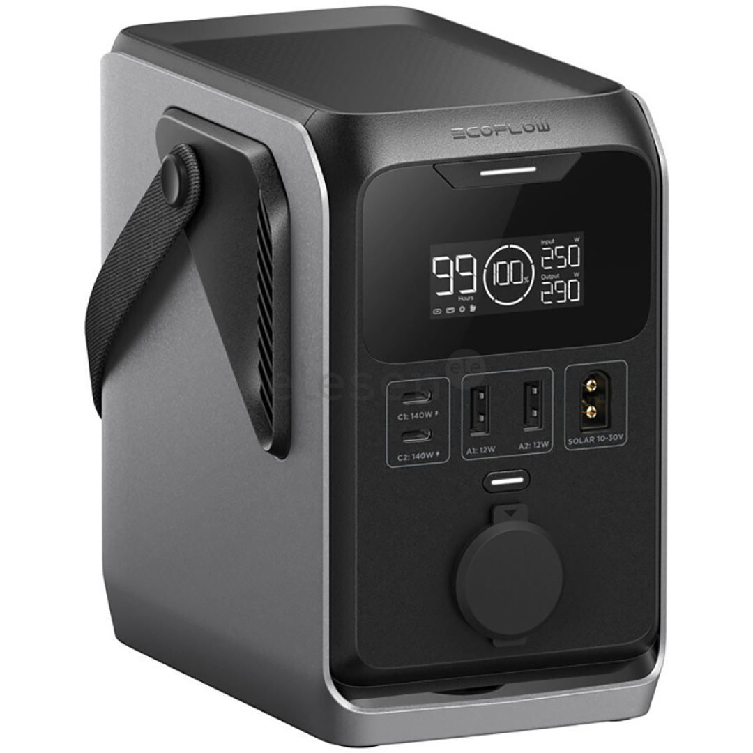 EcoFlow TRAIL 300 DC, juodas/pilkas - Maitinimo šaltinis