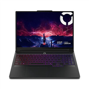 Lenovo Legion Pro 7 Gen 10, 16'', WQXGA, OLED, 240 Hz, Ryzen 9, 64 GB, 2 TB, RTX 5080, ENG, eclipse black - Notebook 83RU000SNT
