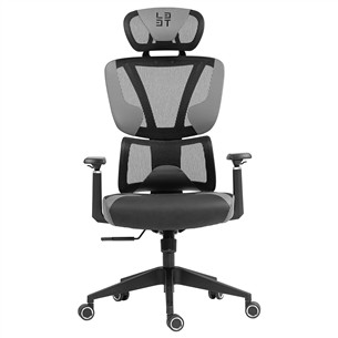 L33T FuzionX, PU, Fabric, grey - Office Seat 5706470155466