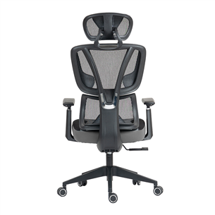 L33T FuzionX, PU, Fabric, grey - Office Seat