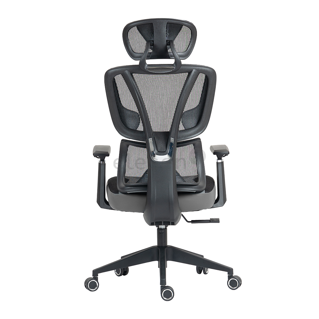 L33T FuzionX, PU, Fabric, grey - Office Seat