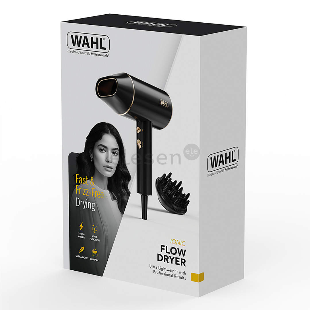 Wahl Ionic Flow, 2100 Вт, черный - Фен