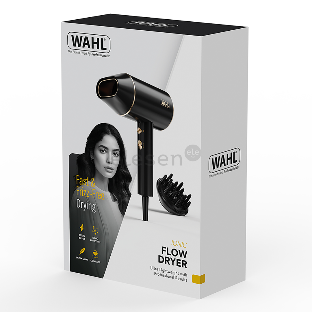 Wahl Ionic Flow, 2100 W, black - Hair dryer
