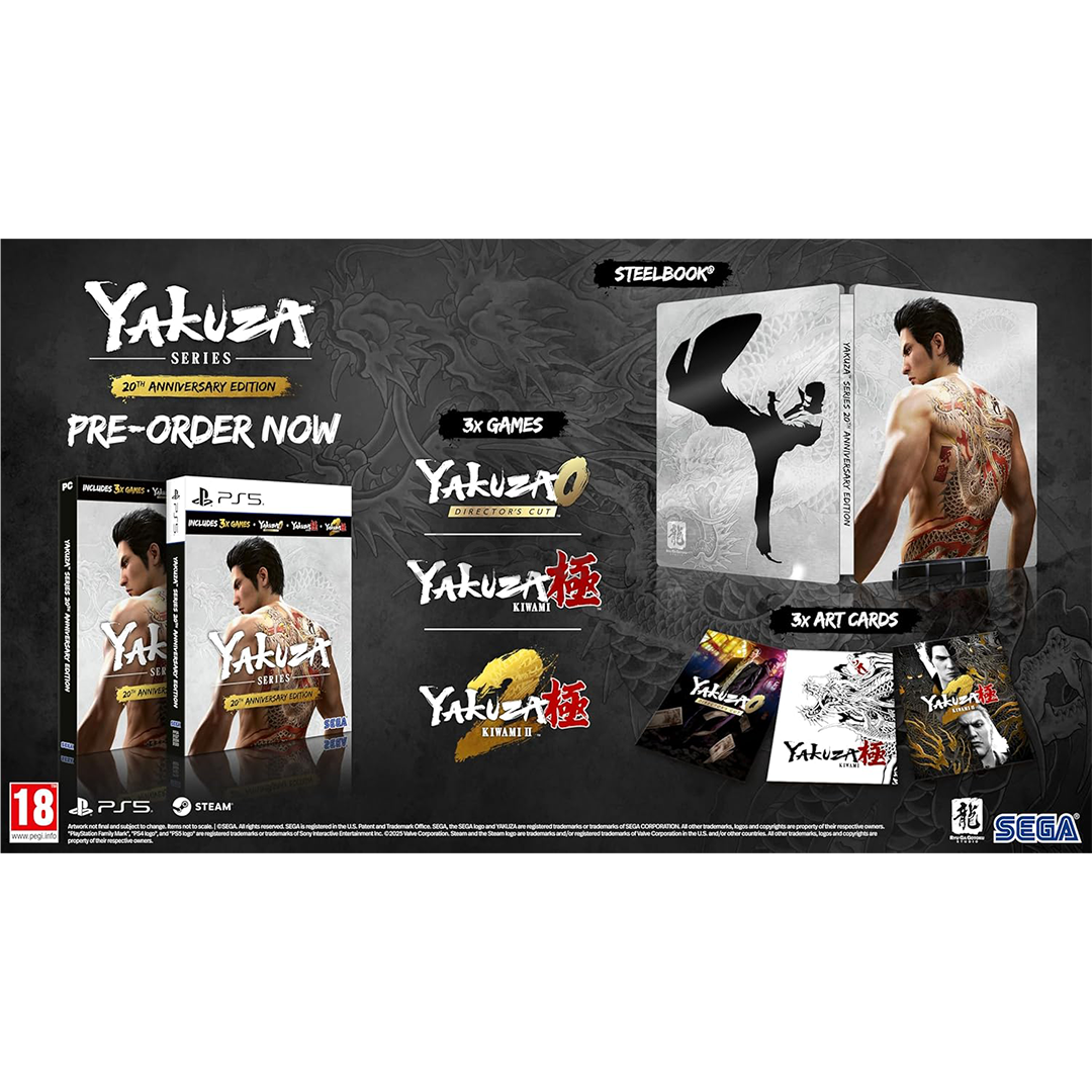 Yakuza 20th Anniversary Edition, PlayStation 5 - Žaidimas