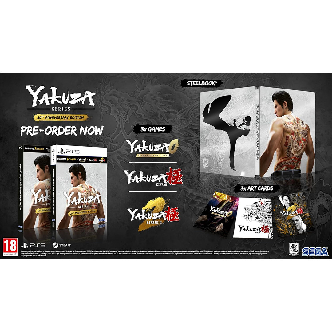 Yakuza 20th Anniversary Edition, PC - Game, 5055277057146