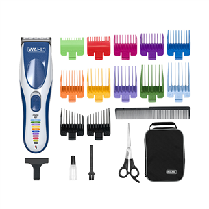 Wahl Color Pro Cordless, balta/mėlyna - Plaukų kirpimo mašinėlė 09649-016