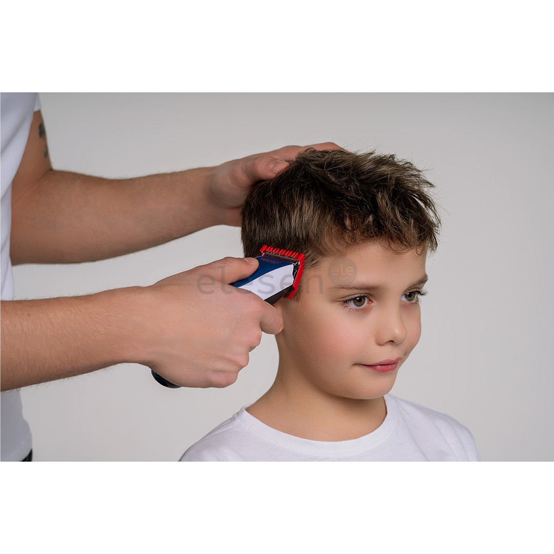 Wahl Color Pro Cordless, balta/mėlyna - Plaukų kirpimo mašinėlė