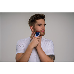 Wahl Color Pro Cordless, balta/mėlyna - Plaukų kirpimo mašinėlė