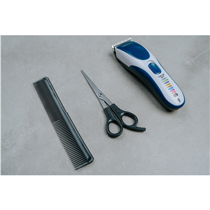 Wahl Color Pro Cordless, balta/mėlyna - Plaukų kirpimo mašinėlė