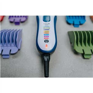 Wahl Color Pro Cordless, balta/mėlyna - Plaukų kirpimo mašinėlė