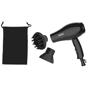 Wahl, 1000 W, black - Travel hair dryer 3402-0470