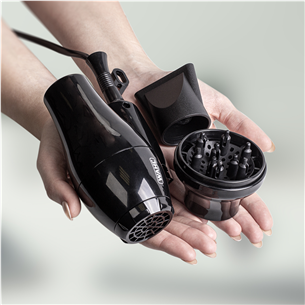 Wahl, 1000 W, black - Travel hair dryer