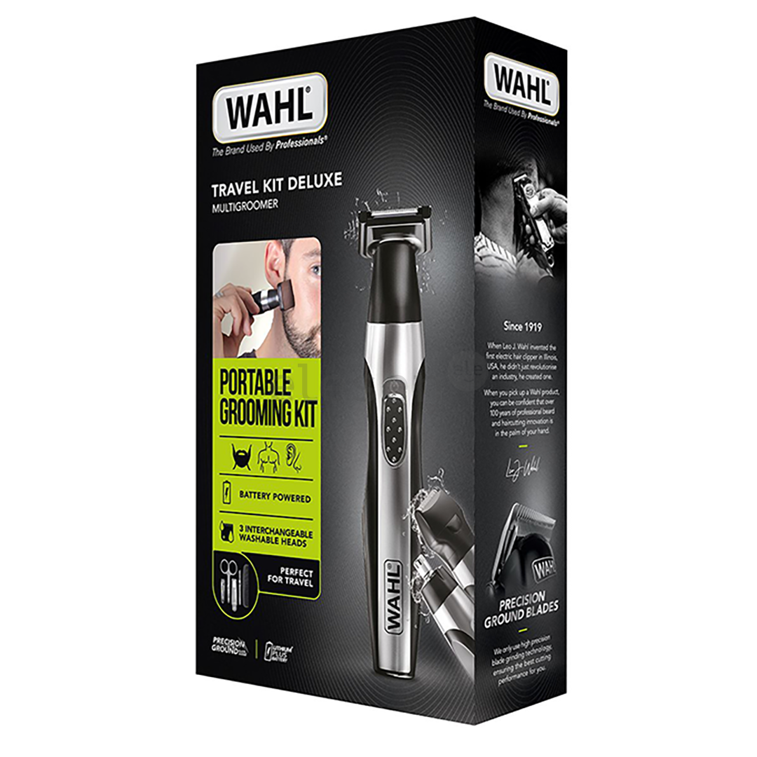 Wahl Travel Kit Delux, juodas/pilkas - Kūno priežiūros rinkinys