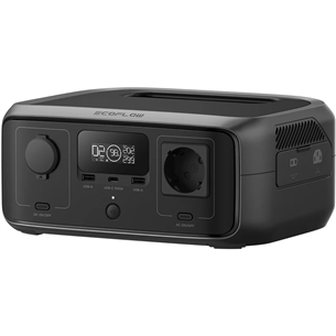 EcoFlow RIVER 3 UPS, 245Wh, juodas - Maitinimo šaltinis 5015001030