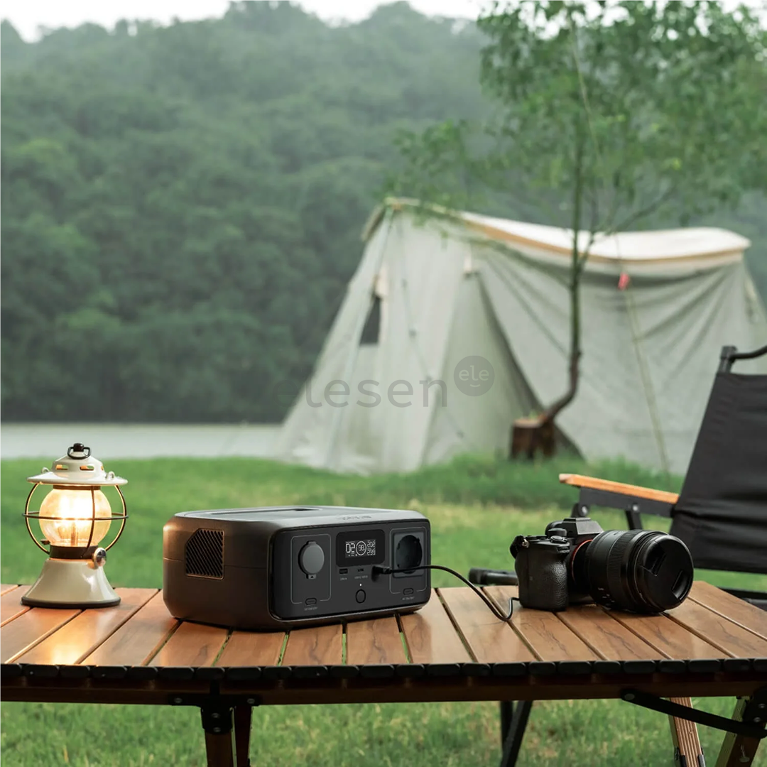 EcoFlow RIVER 3 UPS, 245Wh, juodas - Maitinimo šaltinis