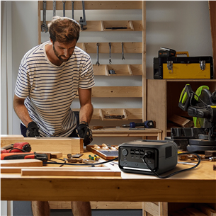 EcoFlow RIVER 3 plus, 286Wh, juodas - Maitinimo šaltinis