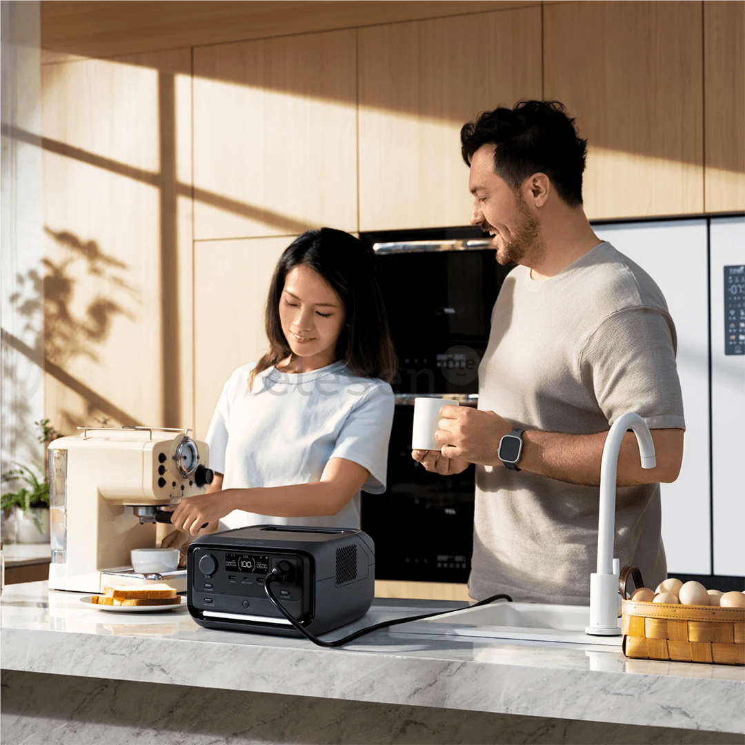 EcoFlow RIVER 3 plus, 286Wh, juodas - Maitinimo šaltinis