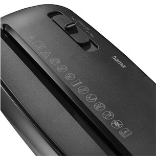 Hama Classic S61, 8 l, black - Shredder