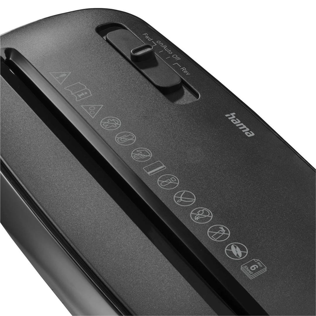 Hama Classic S61, 8 l, black - Shredder