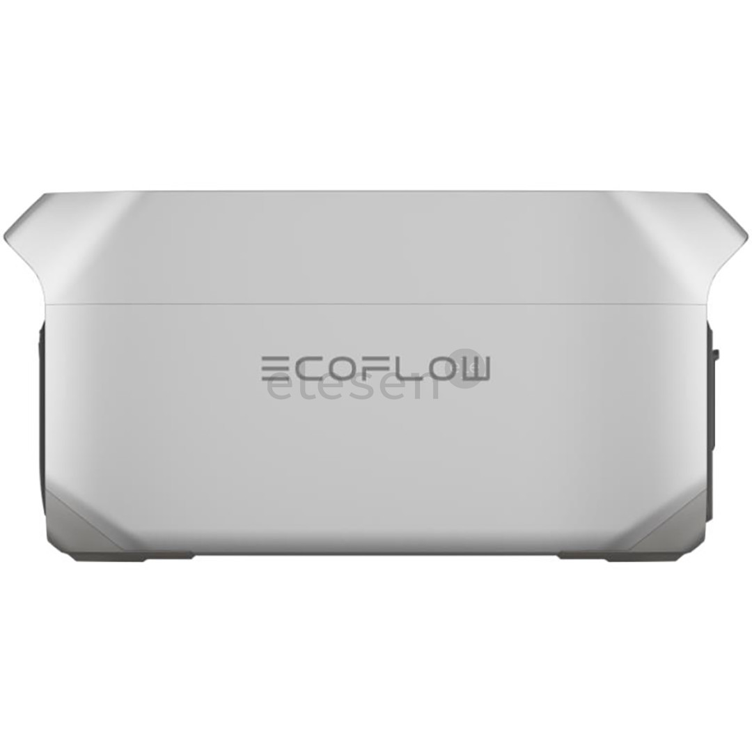 EcoFlow DELTA 3 Smart Extra Battery, 1024 Wh, pilka - Atsarginė baterija maitinimo šaltiniui