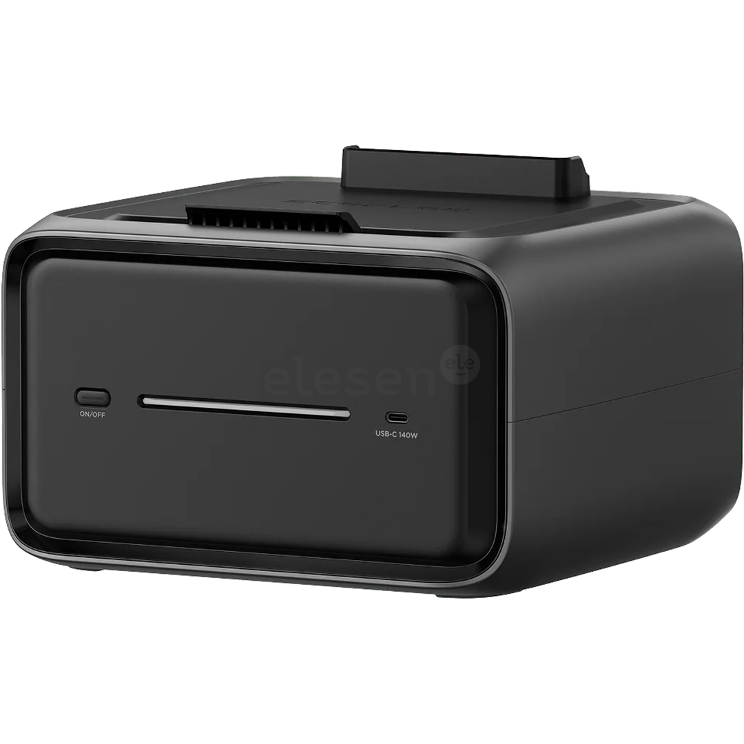 EcoFlow RIVER 3 Plus EB600 Smart Extra Battery, 572 Wh, juoda - Atsarginė baterija maitinimo šaltiniui