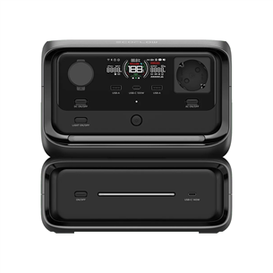 EcoFlow River 3 Max, 572 Wh, juodas/pilkas - Maitinimo šaltinis