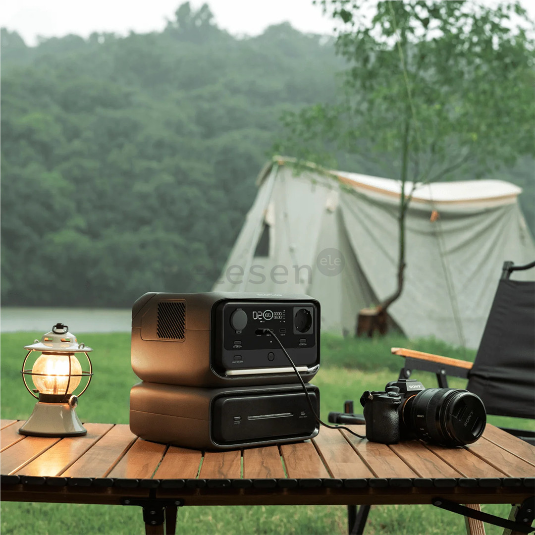 EcoFlow River 3 Max, 572 Wh, juodas/pilkas - Maitinimo šaltinis