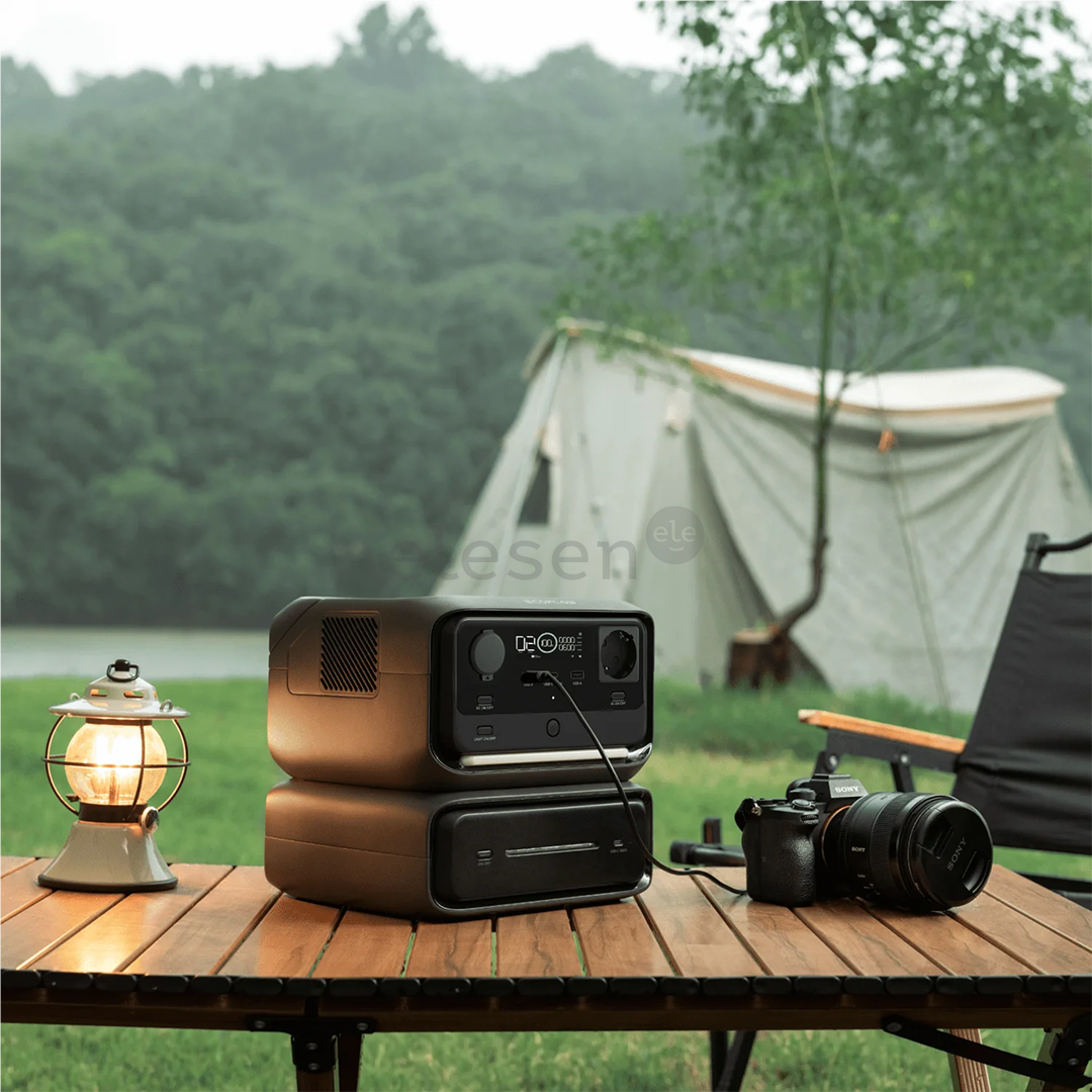 EcoFlow River 3 Max, 572 Wh, juodas/pilkas - Maitinimo šaltinis