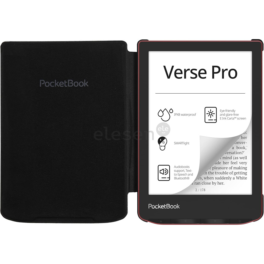 PocketBook Cover Shell, Verse / Verse Pro, black - E-reader protective case
