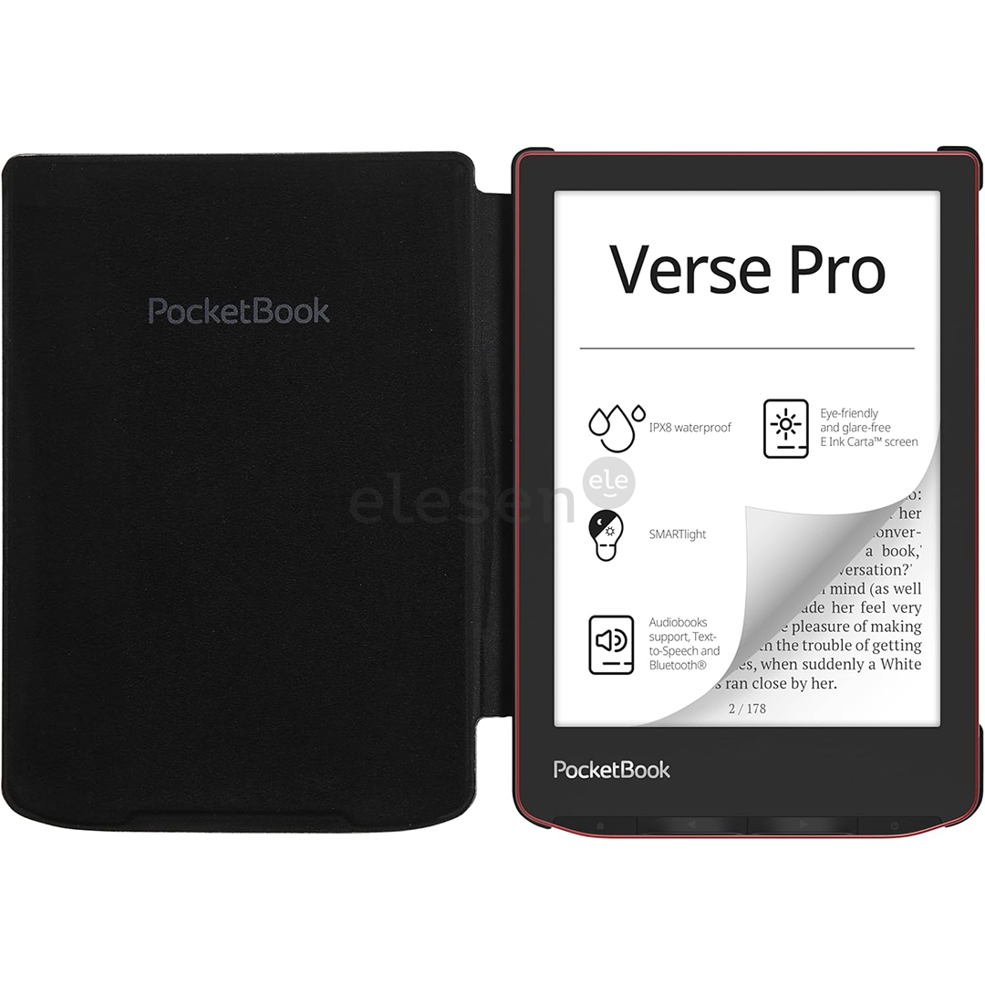 PocketBook Cover Shell, Verse / Verse Pro, black - E-reader protective case