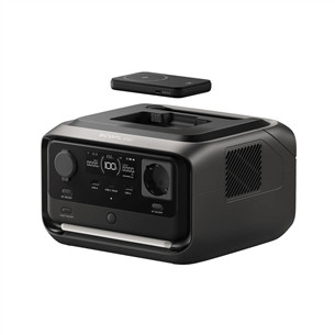 Ecoflow River 3 Max Plus Wireless, 858 Wh, juodas/pilkas - Maitinimo šaltinis