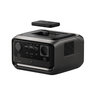 Ecoflow River 3 Max Plus Wireless, 858 Wh, juodas/pilkas - Maitinimo šaltinis