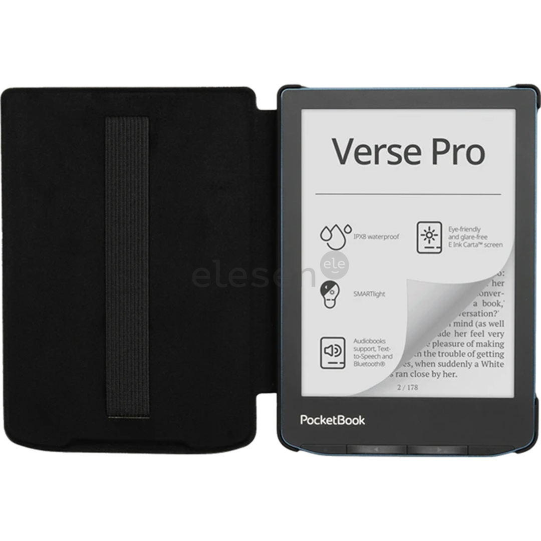 PocketBook Shell Strap Сover, 6", Verse Series, black - E-reader protective case